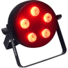 ALGAM LIGHTING SLIMPAR-510-QUAD projecteur à led 5x10w 4 en 1 rgbw slim