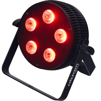 ALGAM LIGHTING SLIMPAR-510-QUAD projecteur à led 5x10w 4 en 1 rgbw slim
