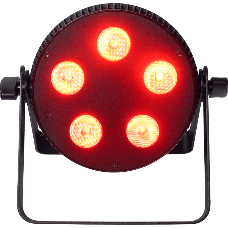 ALGAM LIGHTING SLIMPAR-510-QUAD projecteur à led 5x10w 4 en 1 rgbw slim