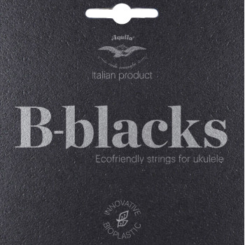 AQUILA 180U b-black ukulélé soprano/soncert jeu 4 cordes  gcea - sol aigu