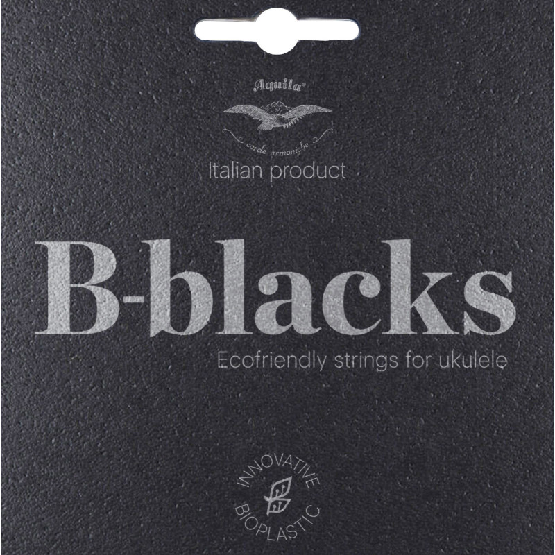 AQUILA 180U b-black ukulélé soprano/soncert jeu 4 cordes  gcea - sol aigu
