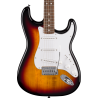 FENDER Standard Stratocaster touche Laurier plaque blanche 3-Color Sunburst