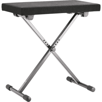 K&M 14066 banc de clavier avec assise en tissu