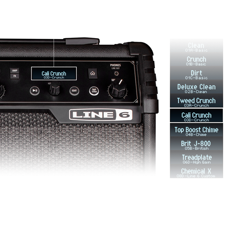 LINE 6 LINE6 SPIDER V 30 MKII ampli guitare
