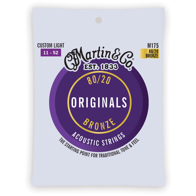 MARTIN M175 acoustic bronze custom light