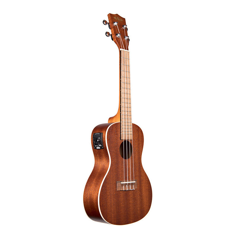 KALA KA-CE-BAG Satin Mahogany Concert electro-acoustique livre avec housse