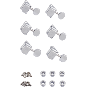 FENDER 70s "F" Style Stratocaster/Telecaster Tuning Machines Chrome 6