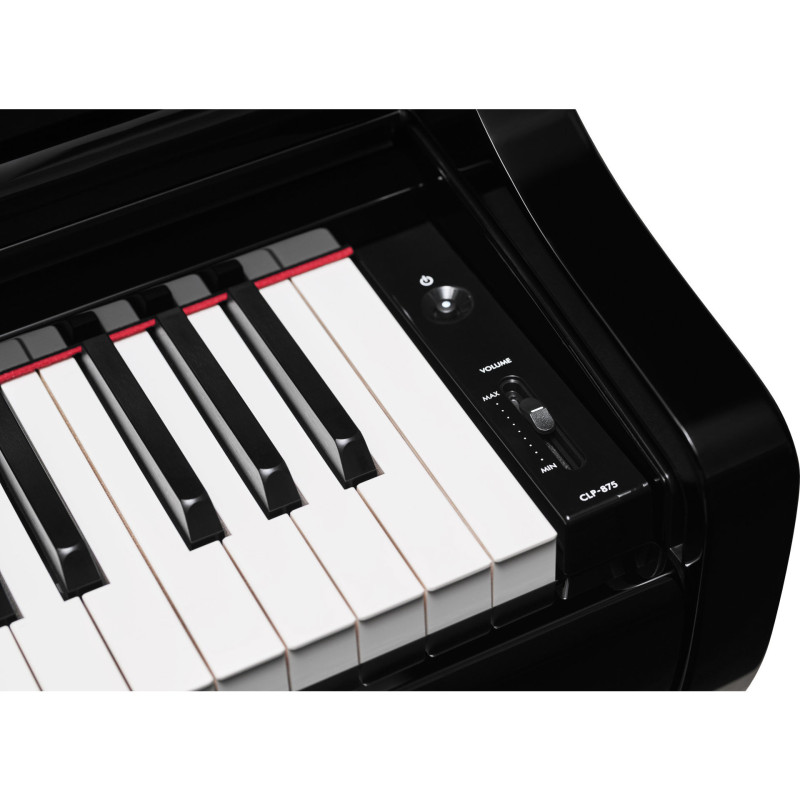 YAMAHA CLP875 PE noir laque piano numerique clavinova