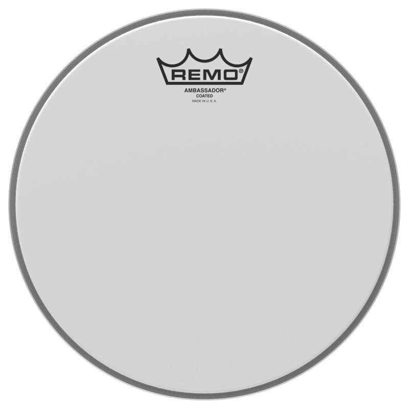 REMO BA-0110-00 peau ambassador sablée 10 pour tom/caisse claire