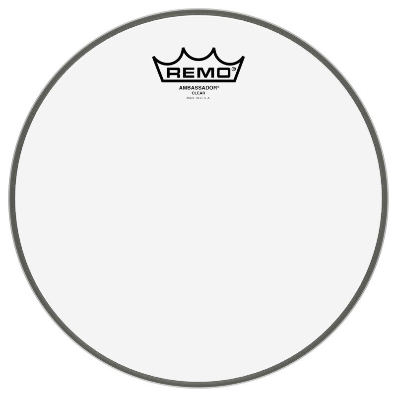 REMO BA-0310-00 peau ambassador transparente 10 pour tom/ caisse claire
