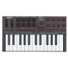 AKAI MPK MINI4 B clavier maître compact 25 touches 8 pads 8 encodeurs noir