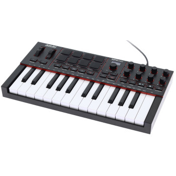 AKAI MPK MINI4 B clavier maître compact 25 touches 8 pads 8 encodeurs noir