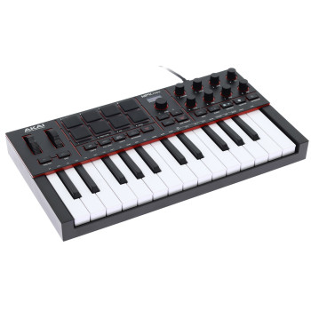 AKAI MPK MINI4 B clavier maître compact 25 touches 8 pads 8 encodeurs noir