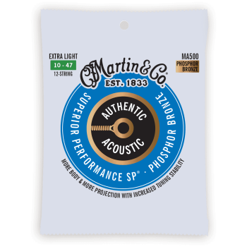 MARTIN MA500 authentic 12 cordes extra light 92/8