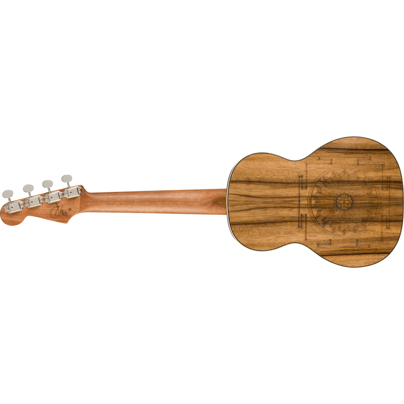 FENDER Dani Harrison Uke touche Noyer Turquoise