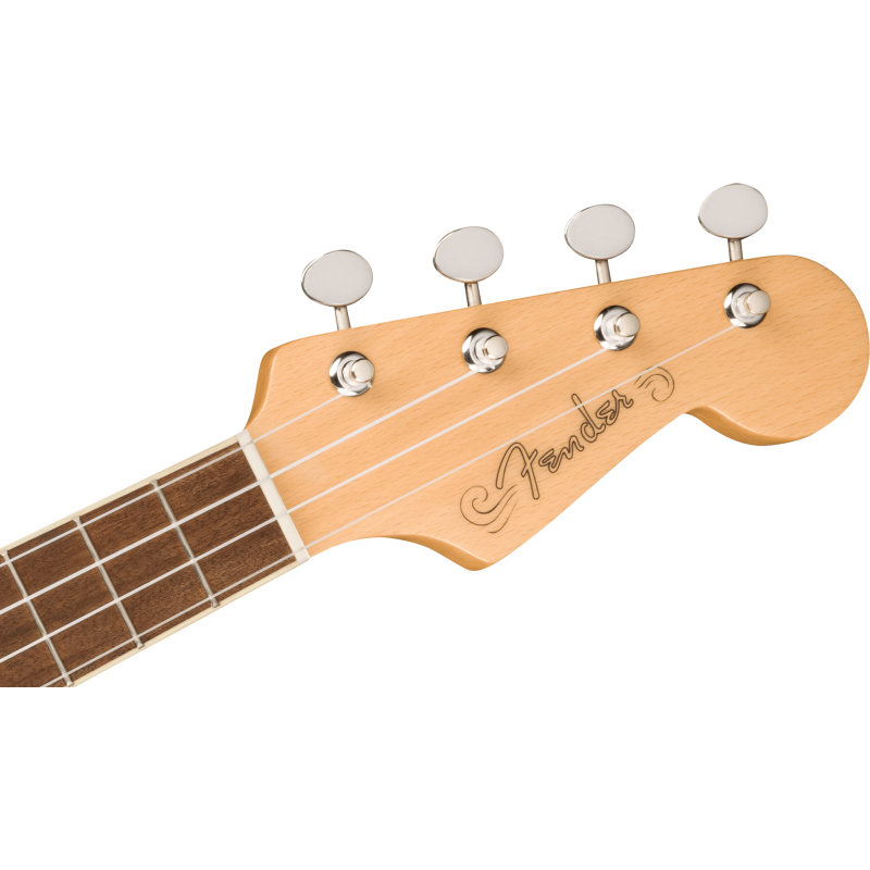 FENDER Fullerton Jazzmaster Uke touche Noyer plaque tortoise 3-Color Sunburst