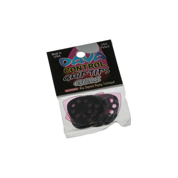 DAVA 6624 Mediators Grip Tips bout Gel sachet de 6 pcs