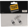 YELLOW PARTS EZ1399C attache-courroie + vis chrome - lot de 2