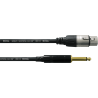 CORDIAL CCM10FP câble audio xlr femelle/jack mono 10 m