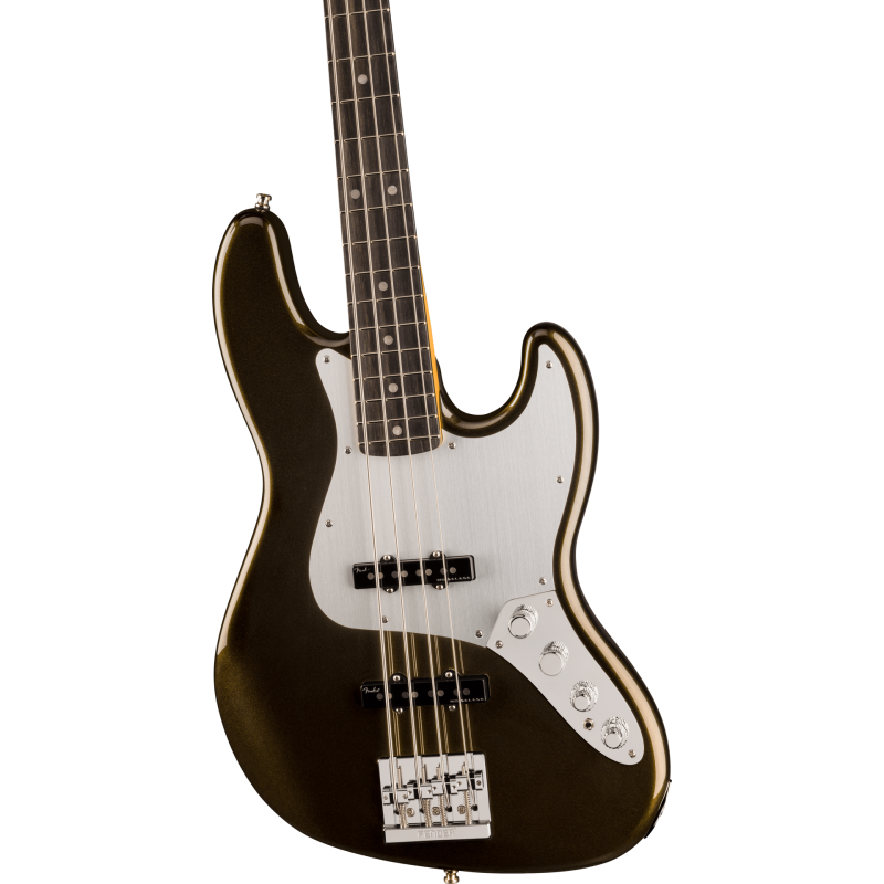 FENDER American Ultra II Jazz Bass touche ebene Texas Tea