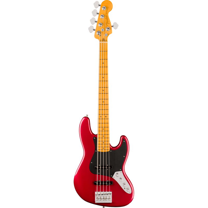FENDER American Ultra II Jazz Bass V touche erable Sinister Red