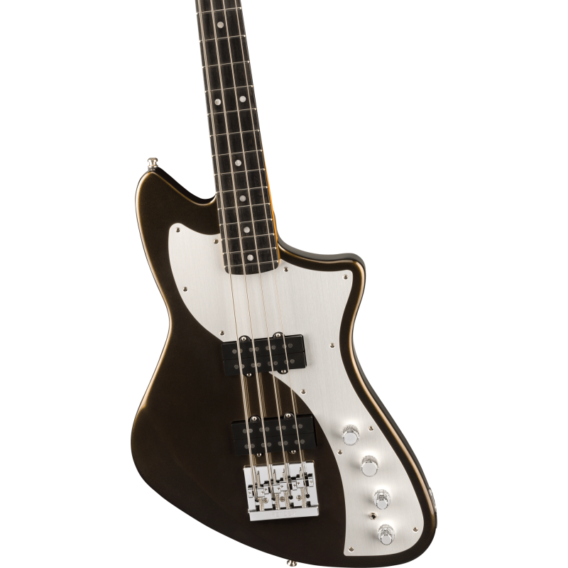 FENDER American Ultra II Meteora Bass touche ebene Texas Tea