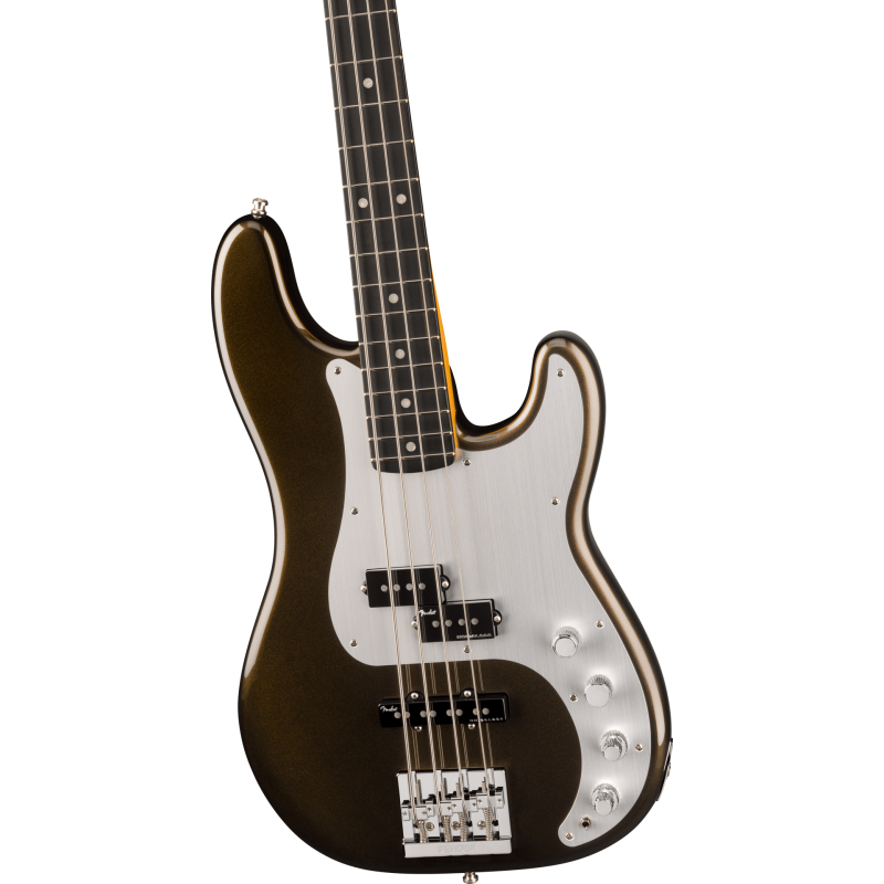 FENDER American Ultra II Precision Bass touche ebene Texas Tea