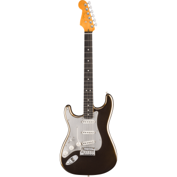 FENDER American Ultra II Stratocaster Gaucher touche ebene Texas Tea