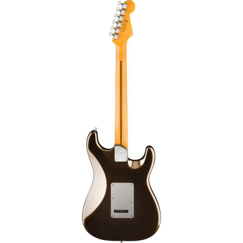 FENDER American Ultra II Stratocaster Gaucher touche ebene Texas Tea
