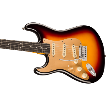 FENDER American Ultra II Stratocaster Gaucher touche ebene Ultraburst