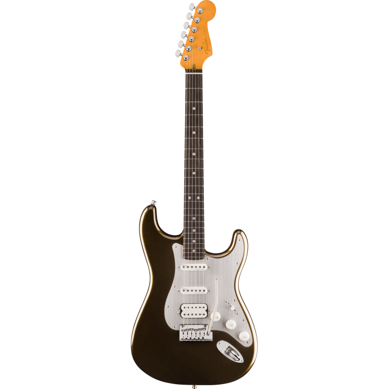 FENDER American Ultra II Stratocaster HSS touche ebene Texas Tea