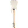 FENDER Standard Precision Bass touche erable plaque noire Olympic White