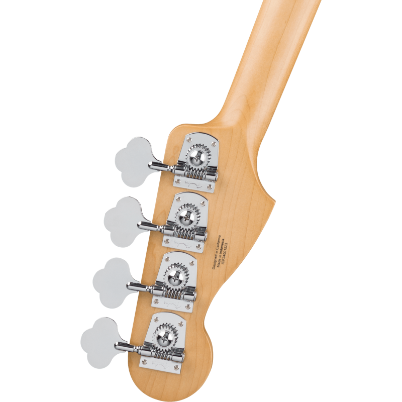 FENDER Standard Precision Bass touche erable plaque noire Olympic White