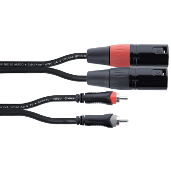 CORDIAL EU3MC câble audio double xlr mâle / rca 3 m