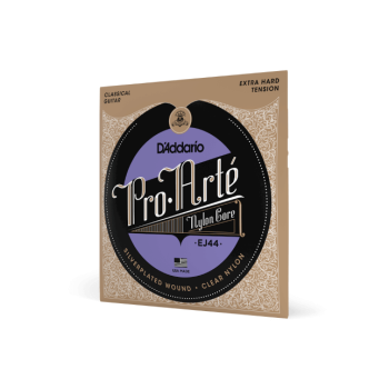 D'ADDARIO EJ44 D'Addario Cordes en nylon pour guitare classique D'Addario Pro-Arte EJ44, Extra Hard