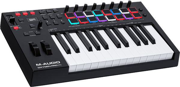 M-AUDIO OXYGENPRO25 clavier-maître usb/midi 25 touches 16 pads 8 encodeurs