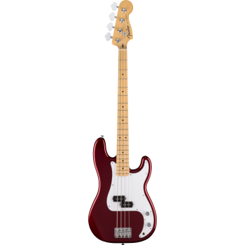 FENDER Standard Precision Bass touche erable plaque blanche Candy Cola
