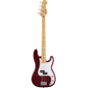 FENDER Standard Precision Bass touche erable plaque blanche Candy Cola