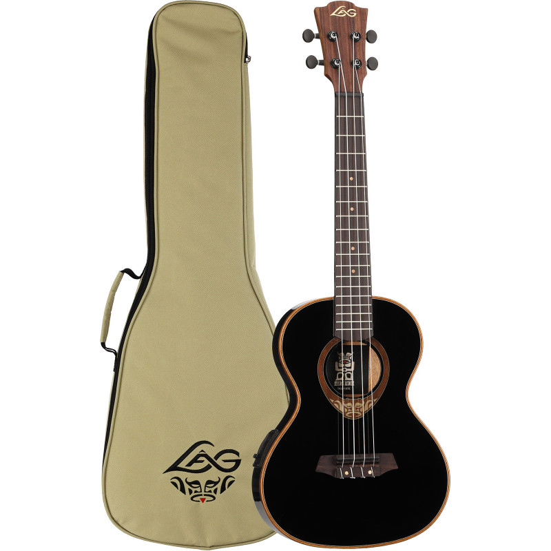 LAG TKU118TE tiki uku tenor arched back electro