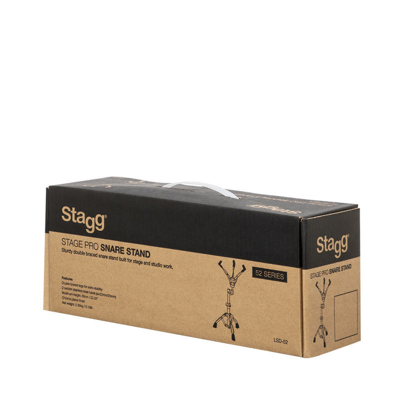 STAGG LSD-52 stand de caisse claire à double embase série 52