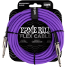 ERNIE BALL 6420 câbles instrument flex jack/jack 6m violet