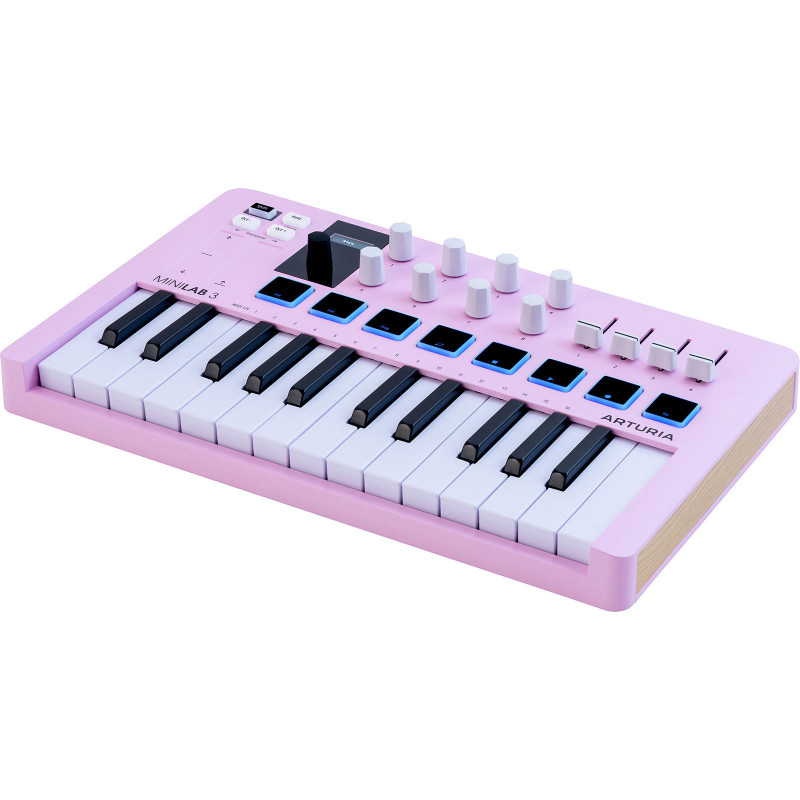 ARTURIA MINILAB3-ROS clavier maitre minilab rose quartz