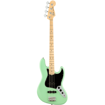 FENDER American Performer Jazz Bass Maple Fingerboard Satin Surf Green - Déstockage