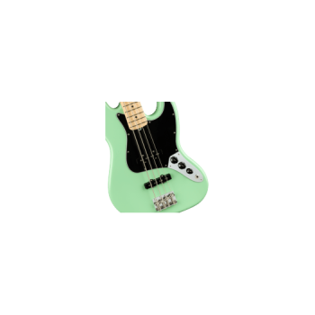 FENDER American Performer Jazz Bass Maple Fingerboard Satin Surf Green - Déstockage