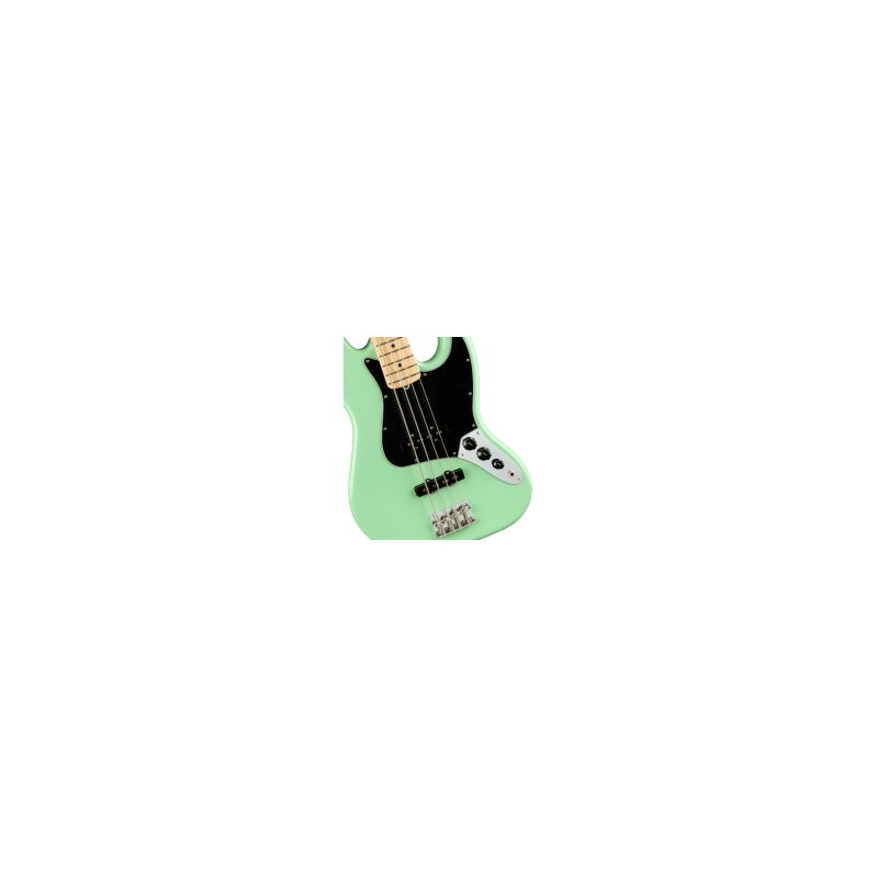 FENDER American Performer Jazz Bass Maple Fingerboard Satin Surf Green - Déstockage