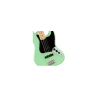 FENDER American Performer Jazz Bass Maple Fingerboard Satin Surf Green - Déstockage