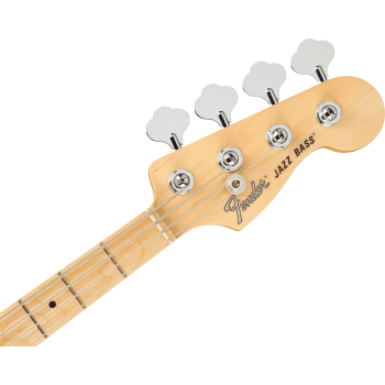 FENDER American Performer Jazz Bass Maple Fingerboard Satin Surf Green - Déstockage