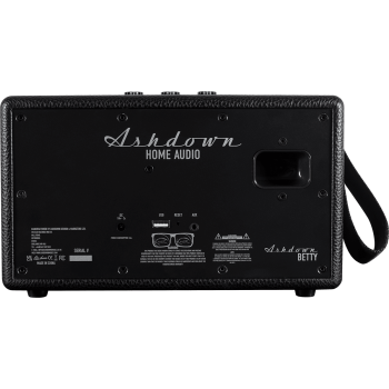 ASHDOWN BETTY station d'écoute sans fil noir 2 x 20w fonctionnant sur batterie
