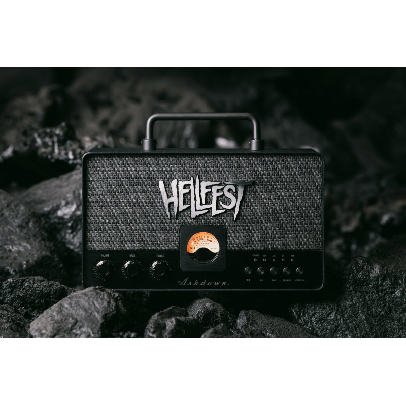 ASHDOWN HBS40 station d'écoute bluetooth hellfest noir 2 x 20w fonctionnant sur batterie