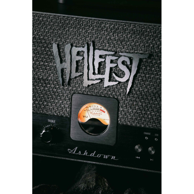 ASHDOWN HBS40 station d'écoute bluetooth hellfest noir 2 x 20w fonctionnant sur batterie